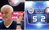 Mourinho khiêm tốn sau chiến thắng thuyết phục trước Feyenoord