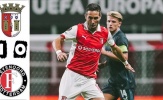 Braga hạ Feyenoord, Van Persie nhận thất bại đầu tiên ở Europa League