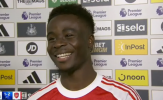 Saka “cạn lời” với VAR sau khi Arsenal thắng kịch tính Newcastle