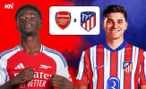 Arsenal vs Atletico Madrid: Thử thách lớn trên hành trình chinh phục cột mốc 100 chiến thắng
