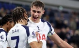 Trung vệ Van de Ven rực sáng, Tottenham tiếp đà thăng hoa trước Everton