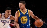 Bùng nổ ở hiệp ba, Stephen Curry giúp Warriors lật kèo ngoạn mục tại Philadelphia