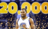 Kevin Durant chạm mốc lịch sử, Warriors vẫn thua muối mặt trên sân nhà