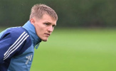 Tin vui cho Arsenal: Martin Odegaard bắt đầu tập chạy với máy chống trọng lực