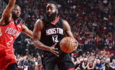 Harden cân bằng kỷ lục kiến tạo sau trận Pelicans