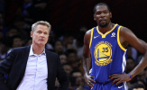 HLV Steve Kerr hài lòng với thái độ cầu tiến của Kevin Durant