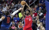 Joel Embiid gánh 'mỏi vai', 76ers vẫn phải nhận thất bại đáng tiếc