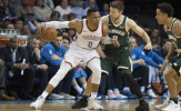 Chơi tệ hại ở hiệp một, OKC Thunder bị Bucks cắt đứt mạch bất bại