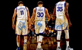 GÓC THỐNG KÊ: 'Choáng' với hiệu suất chơi bóng khủng khiếp của “Big three” Warriors