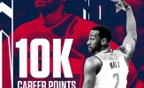 John Wall trở thành cầu thủ trẻ nhất của Wizards làm được điều này
