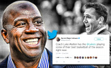Huyền thoại Magic Johnson động viên tinh thần cho Luke Walton