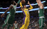 NBA 2017-2018: Boston Celtics 107-108 Los Angeles Lakers: Irving 'bó tay' trước sự kiên cường của Lakers