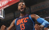 NBA 2017-18, Memphis Grizzlies 92-110 OKC Thunder: Paul George làm thịt 'Gấu sẹo'