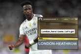 Đại diện Vinicius tới London, fan Arsenal mơ về bom tấn