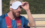 Bịt mắt, Messi vẫn khuất phục được tuyển thủ Tây Ban Nha