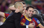 Xavi làm 'phật lòng' Pep Guardiola
