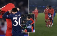 Alphonso Davies hạnh phúc với món quà áo đấu của Lionel Messi