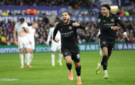 Man City ngược dòng hạ Swansea giành vé tứ kết EFL Cup