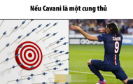 Ảnh chế: Bốc ba đấu võ mồm với huyền thoại Liver; Một khi Olivier Cavani đã ngắm