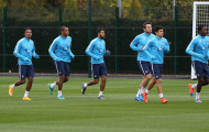 Sao Man City trổ tài trong buổi tập