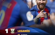 Leganes 1-5 Barcelona (Vòng 4 La Liga)
