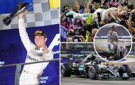 Hulkenberg nát xe sau xuất phát, Rosberg thắng chặng Singapore