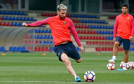 Cận cảnh: Messi và đồng đội liên tục phô diễn kỹ thuật, chờ hạ Atletico