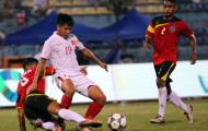 Đối thủ của U19 Việt Nam đấm gục đồng nghiệp trên sân VFF