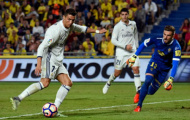 Cristiano Ronaldo bất lực trước hàng thủ Las Palmas