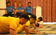 Tuyển thủ Việt Nam gồng mình tập luyện trước đợt sát hạch sức khỏe