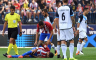 Atletico Madrid thiệt quân nặng trước thềm đại chiến Bayern Munich