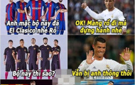 Ảnh chế: Cáo xanh từ tốn lên đỉnh châu Âu; CR7 ‘tốc biến’ Siêu kinh điển vì Bà xã mặc áo vàng