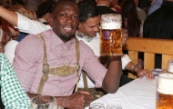 Usain Bolt tưng bừng đón lễ hội bia cùng sao Bayern