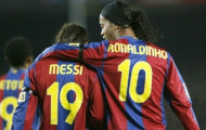 Ronaldinho tiếc vì không được chơi bóng với Messi