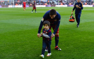 Con trai Messi đi bóng ảo diệu, gây sốt xình xịch
