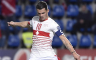 Xhaka tự hào vì lần đầu làm thủ quân của Thụy Sĩ