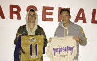 Sao Arsenal hào hứng với Justin Bieber