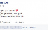MC Phan Anh 'phát cuồng' vì U19 Việt Nam