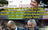 Ảnh chế: Pep “trọc” gửi điểm nhờ Mou phát từ thiện; Tính chất bắc cầu giúp U19 VN chinh phục “núi Phú Sĩ”