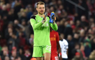 Nội bộ Liverpool lục đục vì Mignolet