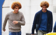 Học Pogba, Fellaini cũng trình làng kiểu tóc mới