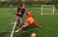 Dàn sao Arsenal tập luyện máu lửa trước trận derby London