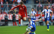 Bắt bài 4-3-3, Hoffenheim kiếm được 1 điểm tại Allianz Arena