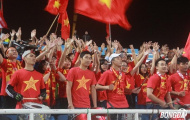 CĐV Việt Nam hào hứng 'tiếp lửa' ĐT Việt Nam trên sân Mỹ Đình