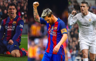 Messi, Suarez bay cao, Bale đuổi kịp Ronaldo trong cuộc đua Pichichi