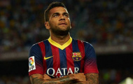 Dani Alves khi còn khoác áo Barcelona