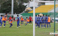 Thầy trò Hữu Thắng luyện bài tủ trước khi lên đường tham dự AFF Cup 2016