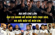 Ảnh chế: “Bụi đời” Messi dẫn 500 anh em càn quét chợ báo; Giang hồ Balotelli tuyên bố quẩy tới bến bằng “chim sắt”