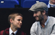 Beckham 'trốn vợ' dắt quý tử đi xem quần vợt