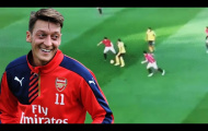 Tình huống Mesut Oezil xỏ háng Carrick (M.U 1-1 Arsenal)